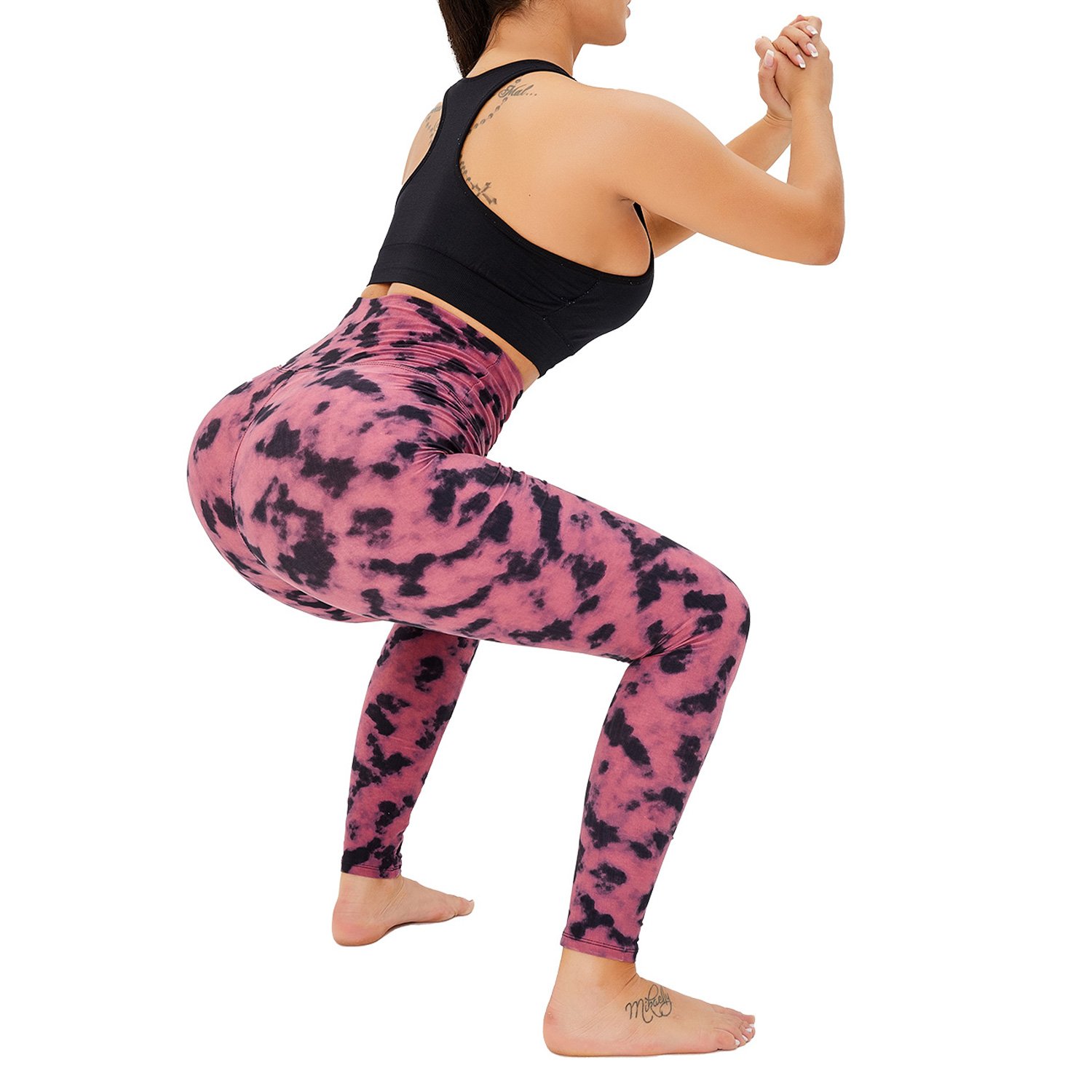 Wholesale-tie-dye-custom-logo-Legging-cross-back